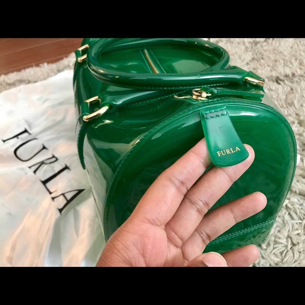 Emerald Green FURLA Candy Bag